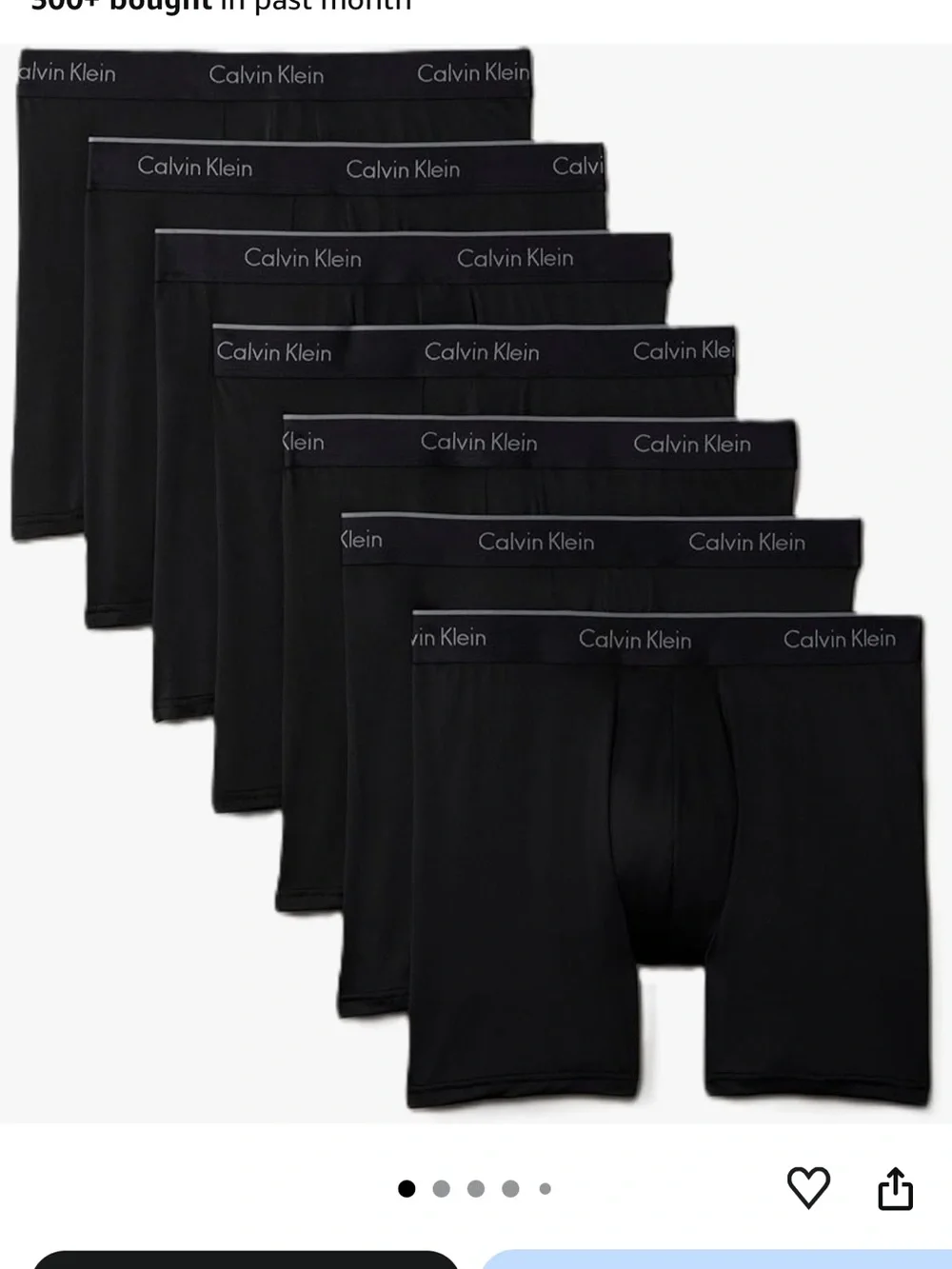 NEW (WOT) Calvin Klein Men’s Black Modal Boxer Briefs - 14 Pack